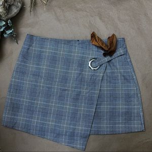 PLAID MINI SKIRT